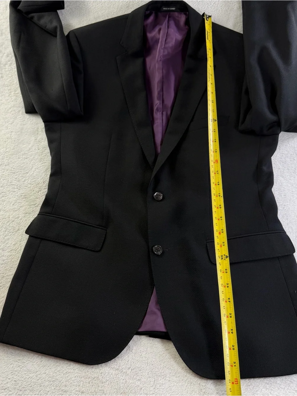 BOSS Hugo Boss The Clash Black Virgin Wool Blazer 42R
